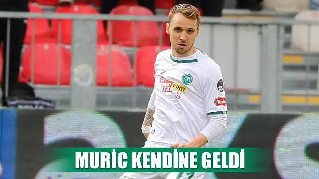 Konyaspor'da Muric sevinci