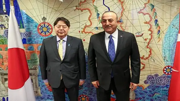 Bakan Çavuşoğlu, Japon mevkidaşı Hayashi ile görüştü