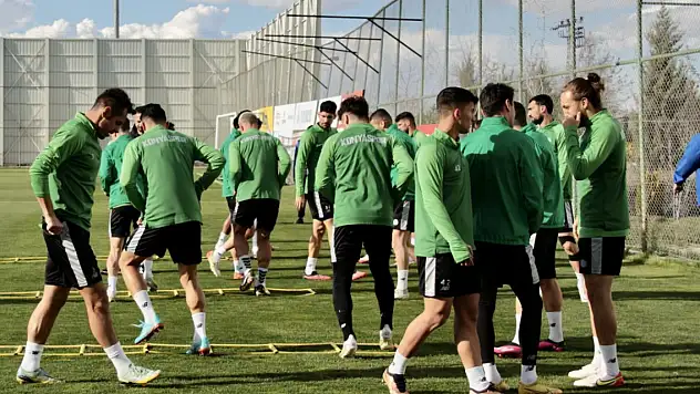 Konyaspor, Antalyaspor maçının hazırlıklarını sürdürdü