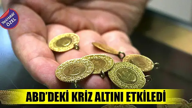ABD'deki kriz altını etkiledi