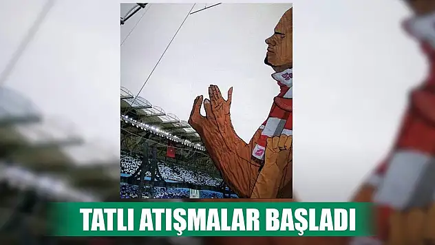 Konyaspor taraftarlardan rakibe gönderme