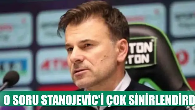 Konyaspor'da Stanojevic takımın hedefini anlattı