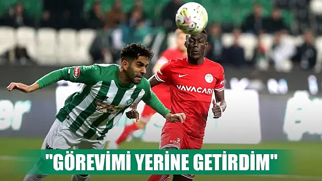 Konyasporlu Uğurcan maçı yorumladı