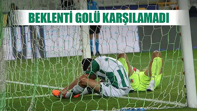 Konyaspor'da beklentiler skora yansımıyor