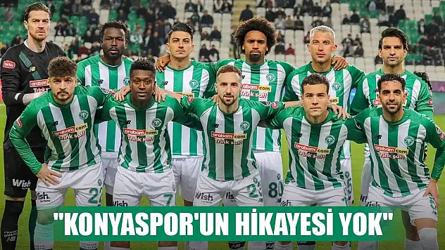 Konyaspor'un oyunu eleştirildi