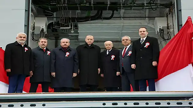 Cumhur İttifakı tek karede... Tarihi ana hep birlikte tanıklık ettiler