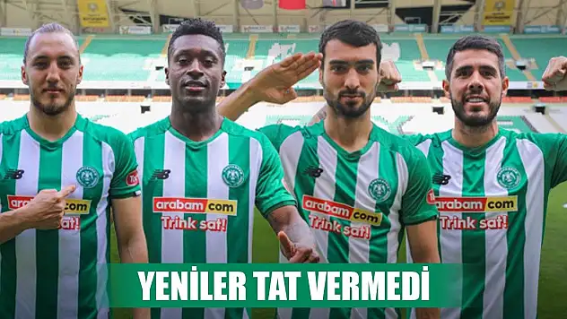 Konyaspor'da transferler siftah yapmadı