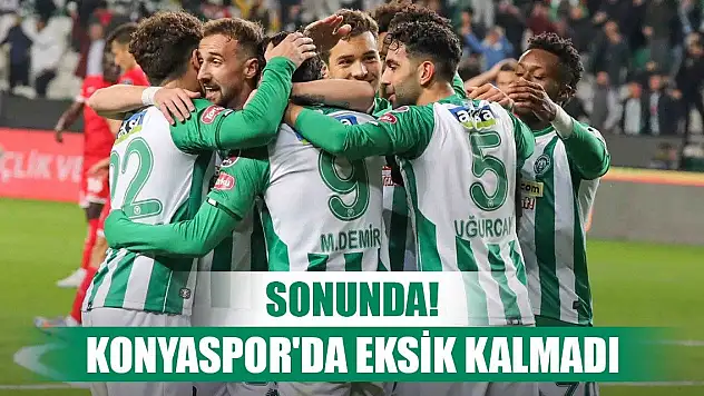 Konyaspor, Demirspor maçına tam kadro çıkacak