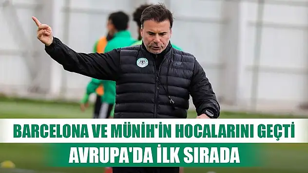 Konyaspor'da Stanojevic Avrupa'da ilk sırada