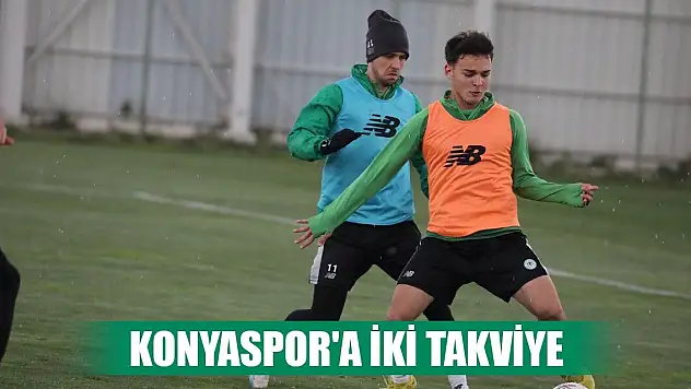 Konyaspor'da iki oyuncu takımla birlikte çalıştı