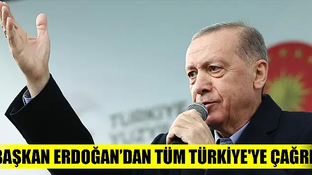 Cumhurbaşkanı Erdoğan'dan tüm Türkiye'ye çağrı: Bu ülkede beyaz toroslara yer yok!
