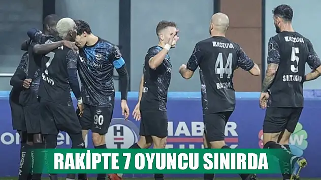 Konyaspor'un rakibinde birçok oyuncu sınırda