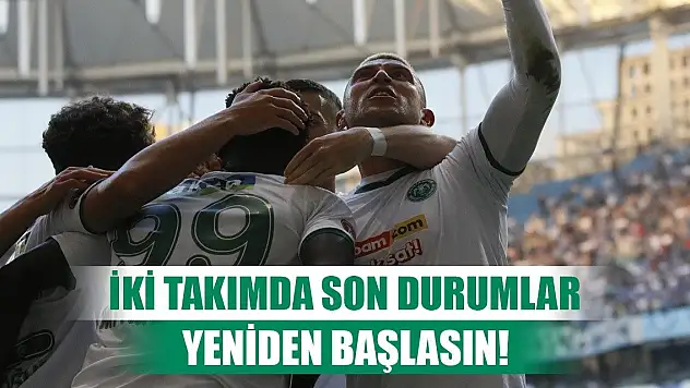 Konyaspor yeniden başlamak istiyor