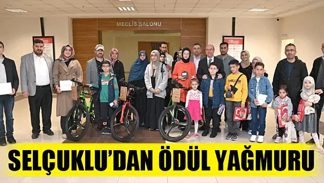 Selçuklu'dan gençlere birbirinden değerli ödüller