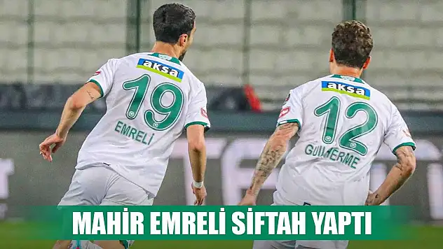 Konyaspor'da Emreli siftah yaptı