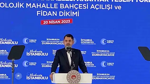 Kurum: 'Büyük İstanbul Dönüşümünde ilk temellerimizi yarın atıyoruz'