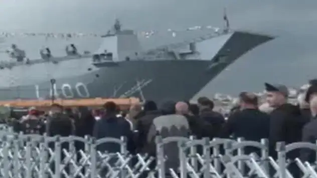 TCG Anadolu gemisinde bayram yoğunluğu