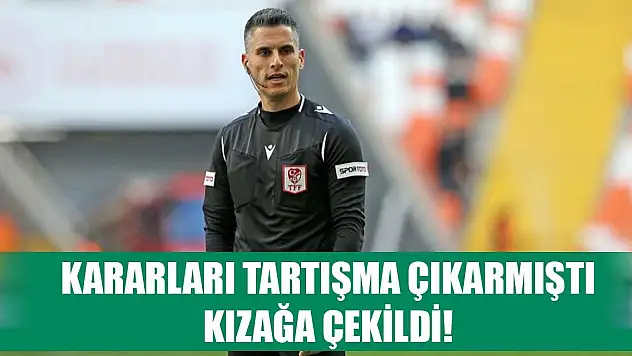Konyaspor maçı hakemi boş geçti
