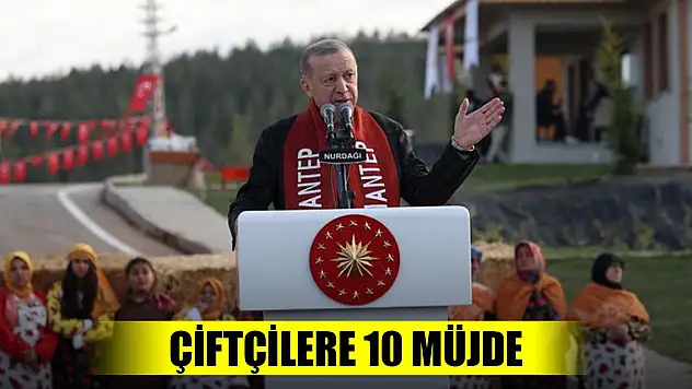 Cumhurbaşkanı Erdoğan'dan deprem bölgesine 10 müjde