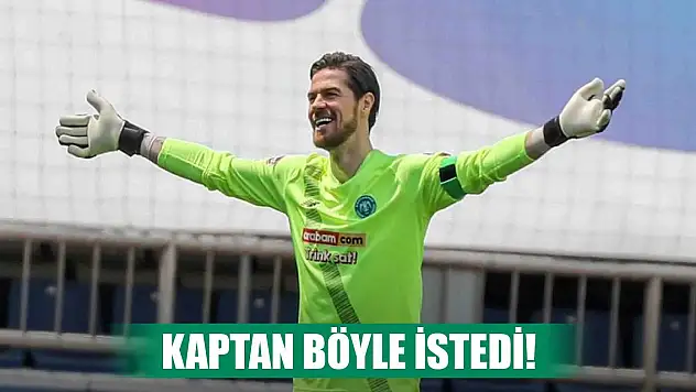 Konyaspor'da Kaptan maçta öne çıktı