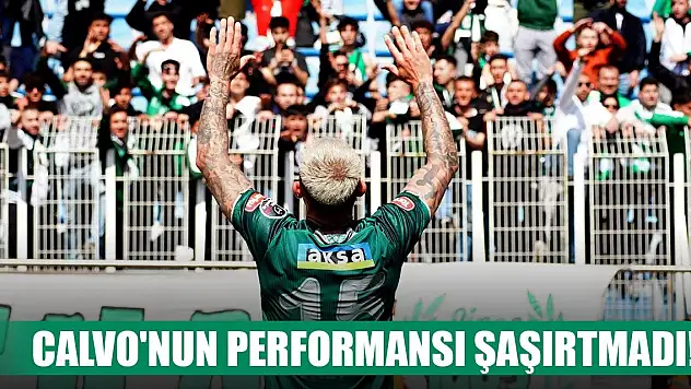 Konyaspor'da Calvo göz dolduruyor