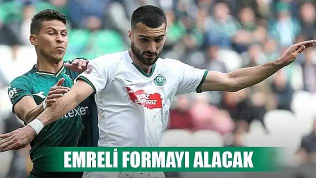 Konyaspor'da forma Emreli'nin