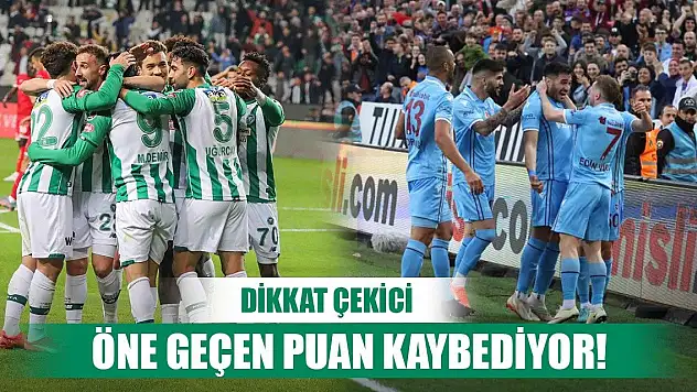 Konyaspor ve Trabzonspor'dan ilginç rakamlar