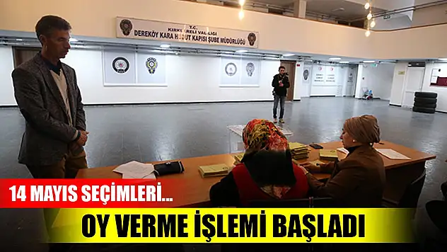 Sınır kapılarında oy verme işlemi başladı