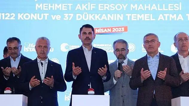 Bakan Kurum: 'Türkiye'nin tüm sorunlarını birlikte aşacağız'