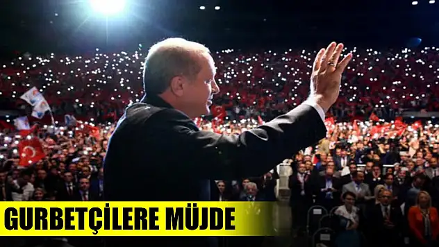 Erdoğan'dan yurt dışında yaşayan Türk vatandaşlarına müjde