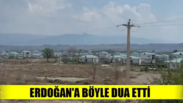 Ermenistan'ın yıktığı bölge, yeniden ayağa kaldırıldı! Erdoğan'a böyle dua etti