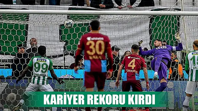 Konyaspor'da Soner kariyer rekoru kırıyor