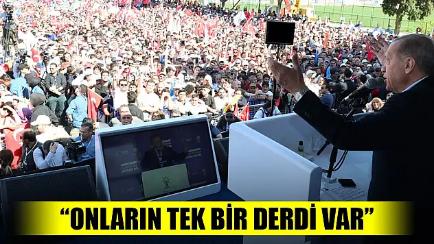 Cumhurbaşkanı Erdoğan: Bunların derdi Türkiye'yi bataklığa saplamak