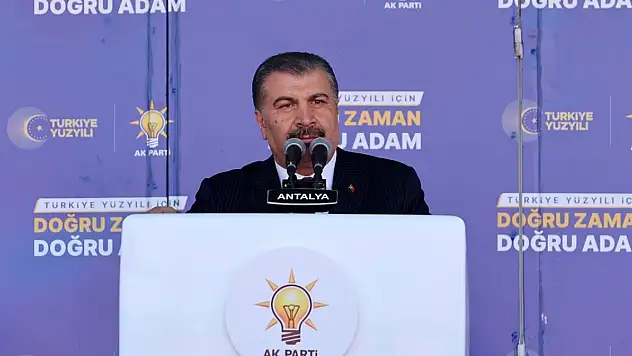 Koca: Türkiye artık aşısını, ilacını kendisi üreten bir ülkedir