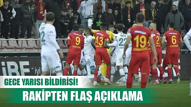 Konyaspor maçına saatler kala Kayserispor'dan şok çıkış!