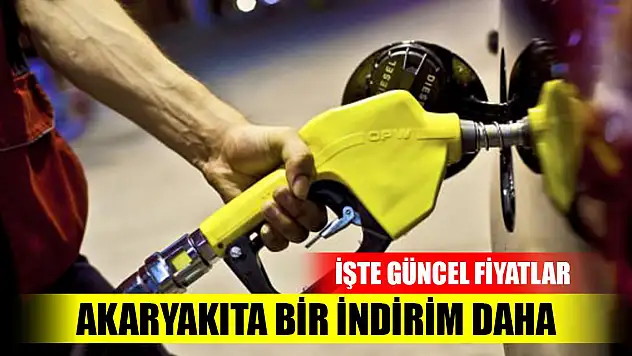 Peş peşe indirimler! Akaryakıta bir indirim daha