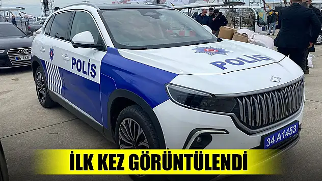 Togg polis arabası olarak ilk kez görüntülendi