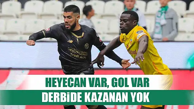 Konyaspor 2-2 Kayserispor | Derbi nefes kesti