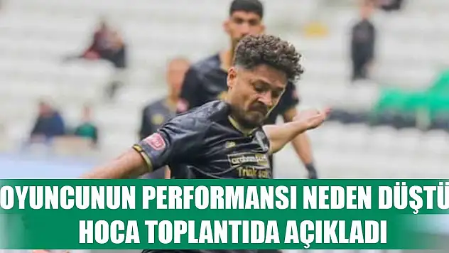 Konyaspor'da Ahmet Oğuz'un performansının nedeni anlaşıldı