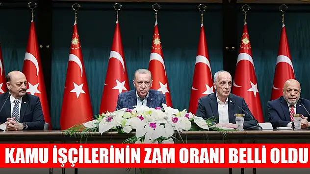 Kamu işçilerinin zam oranı belli oldu