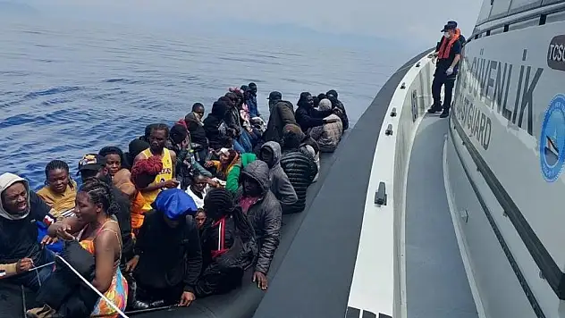 Muğla açıklarında 46 düzensiz göçmen kurtarıldı