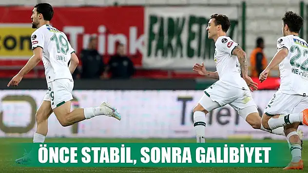 Konyaspor kötü gidişatı bitirdi
