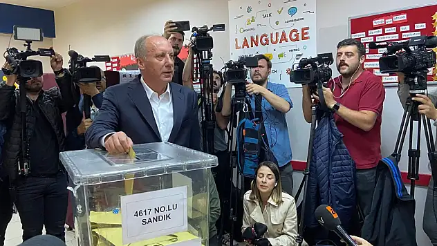 Memleket Partisi Genel Başkanı İnce oyunu kullandı