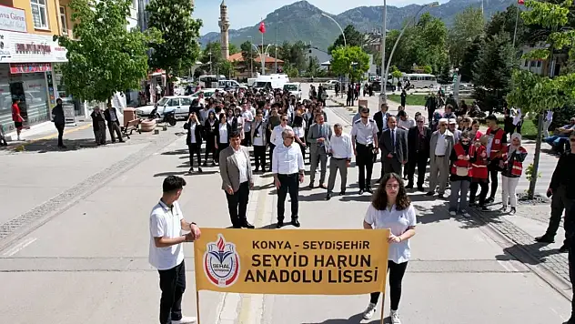 Konya Seydişehir'de gençlik yürüyüşü ve koşusu yapıldı