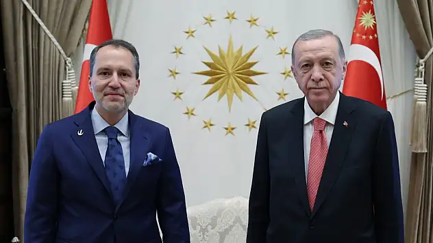 Cumhurbaşkanı Erdoğan Külliye'de liderler ile görüştü