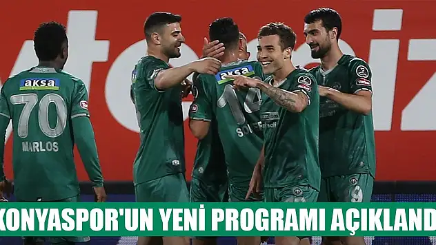 Konyaspor'un programı netleşti
