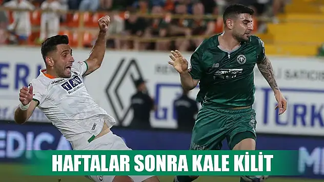 Konyaspor kalesini kapattı