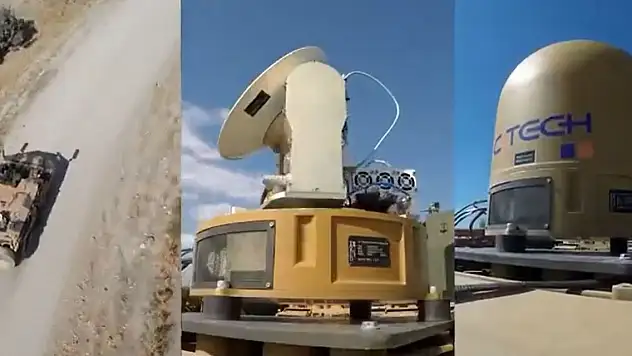 Yerli mini uydu sistemi zırhlı kara aracı 'Vuran'a entegre edildi