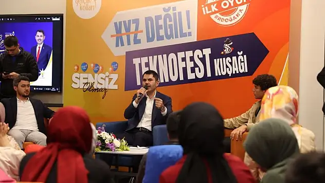 Bakan Kurum: 'Ülkemiz her alanda kendine yetsin, gençlerimiz geleceğe güvenle baksın istiyoruz'