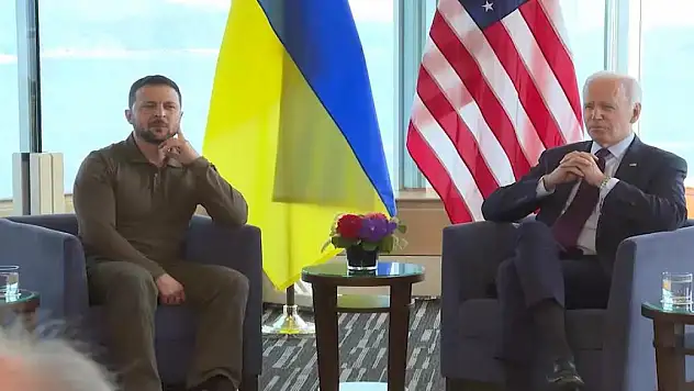 Ukrayna Devlet Başkanı Zelenski, mevkidaşı Biden ile bir araya geldi